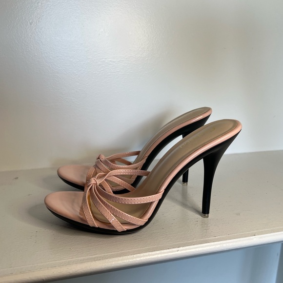 Pink Mule Sandal Heel - 9 - Picture 1 of 9